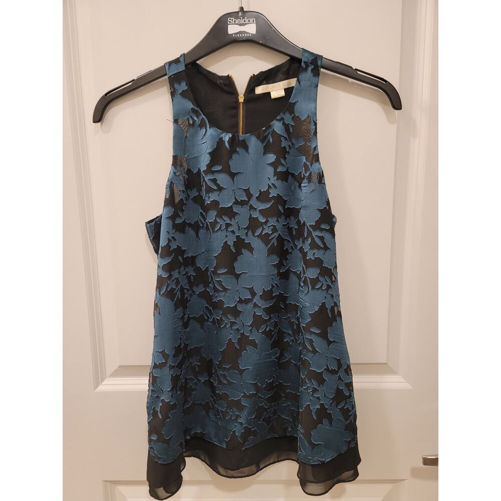 Cooper & Ella Blue Sleeveless Blouse